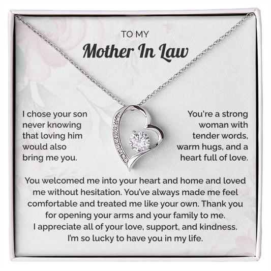Mother in Law Gift - Lucky to have you in my love