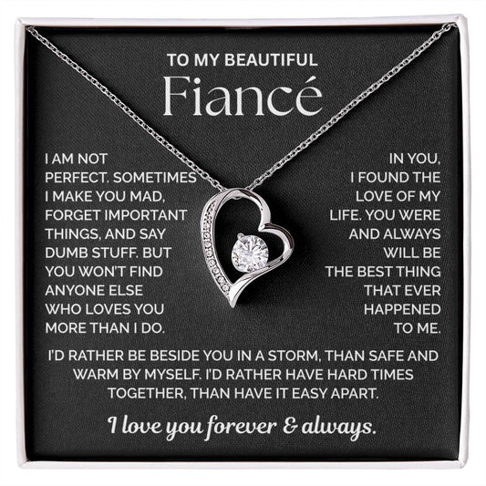To My Fiance Necklace - Love of My Love
