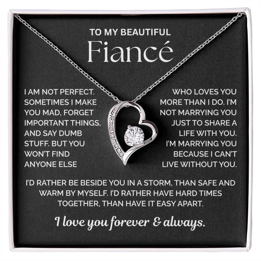 To My Fiance Necklace - You Are My Life