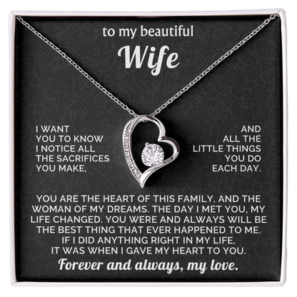 Heartfelt Forever Love Gift from Husband to Wife