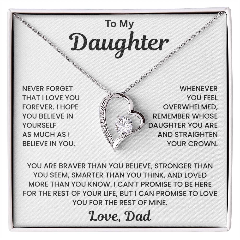 Daughter Gift Necklace From Dad