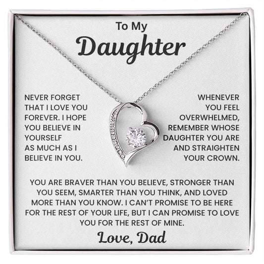 Daughter Gift Necklace From Dad