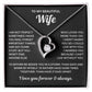To My Beautiful Wife Necklace