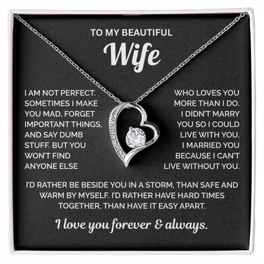 To My Beautiful Wife Necklace