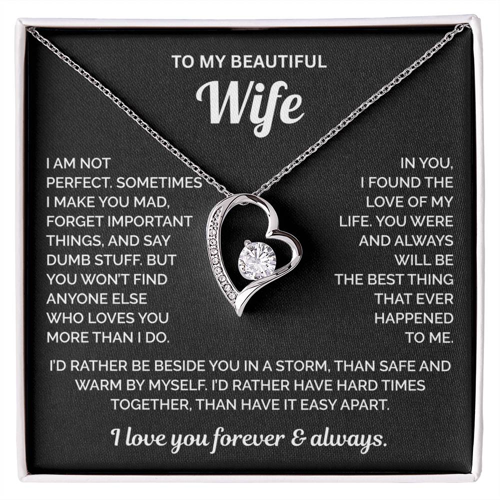 To My Wife Necklace - Love of My Love