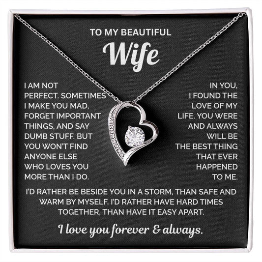 To My Wife Necklace - Love of My Love