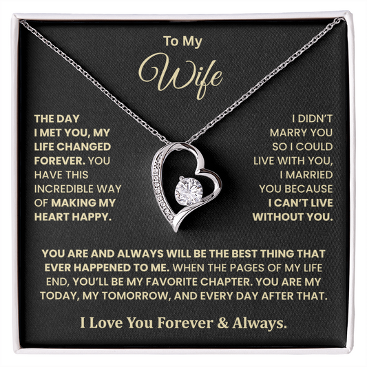 The Day I Met You Necklace – Gift for Wife from Husband