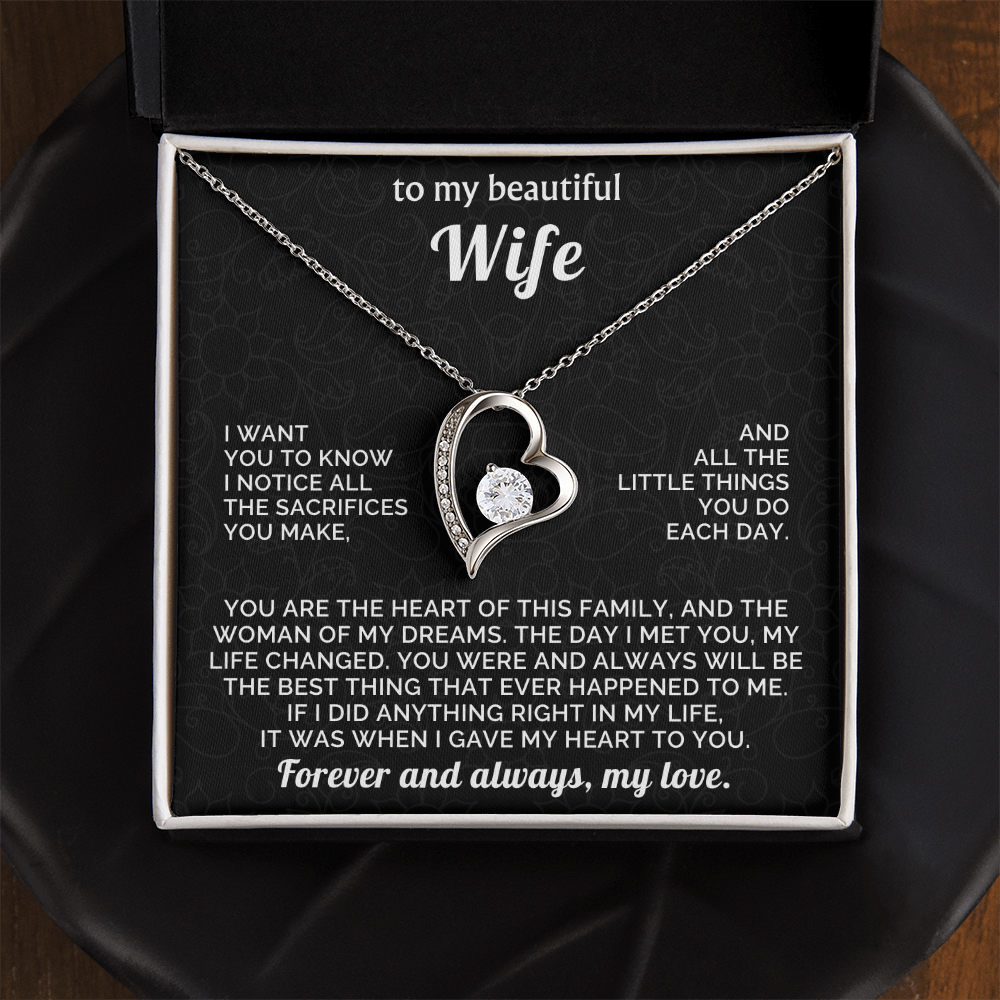 Heartfelt Forever Love Gift from Husband to Wife