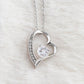 To My Beautiful Wife Heart Necklace – Romantic Gift from Husband