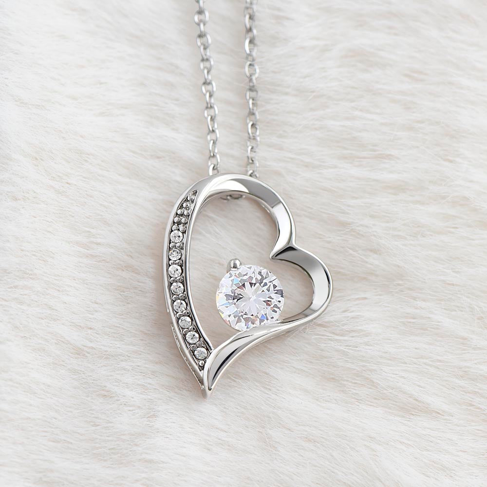 To My Beautiful Wife Heart Necklace – Romantic Gift from Husband