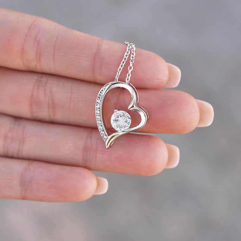 To My Beautiful Wife Heart Necklace – Romantic Gift from Husband