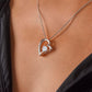 To My Smokin Hot Wife - Forever Love Necklace With Heartfelt Message