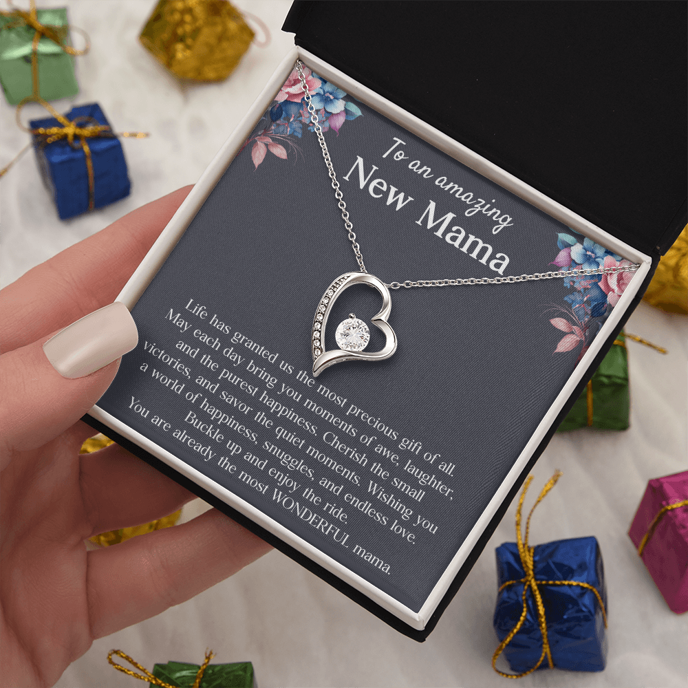 To an Amazing New Mama - Forever Love Necklace