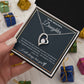 To My Beautiful Daughter - Gift from Proud Parents - Forever Love Necklace