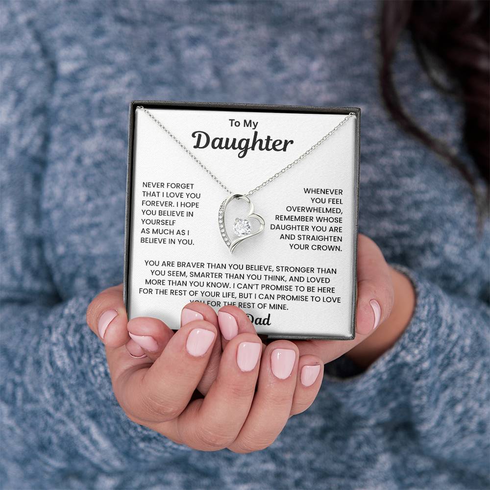 Daughter Gift Necklace From Dad