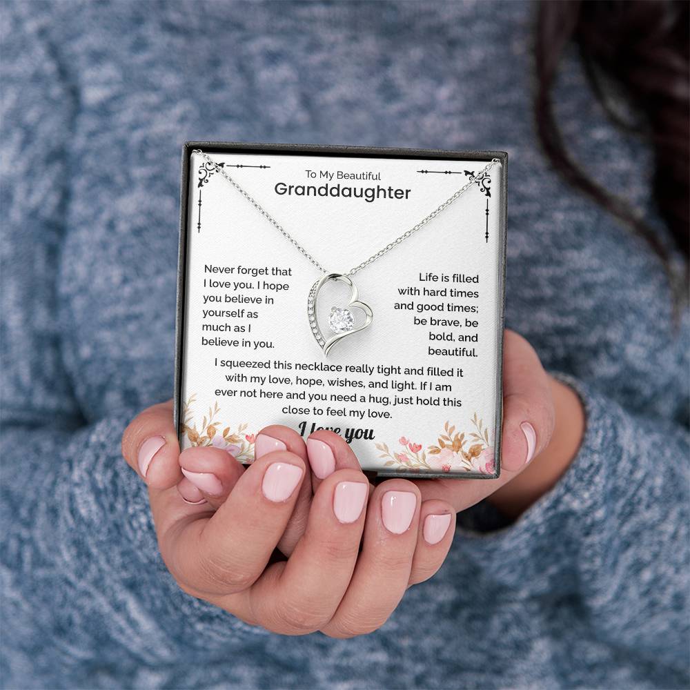 Granddaughter Gift - Forever Love Necklace