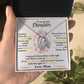 To My Lovely Daughter, Perfect Gift From Mom to Daughter - Forever Love Necklace