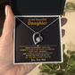 Daughter Forever Love Necklace - You Are My Purpose
