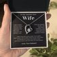 To My Smokin' Hot Wife - Forever Love Necklace