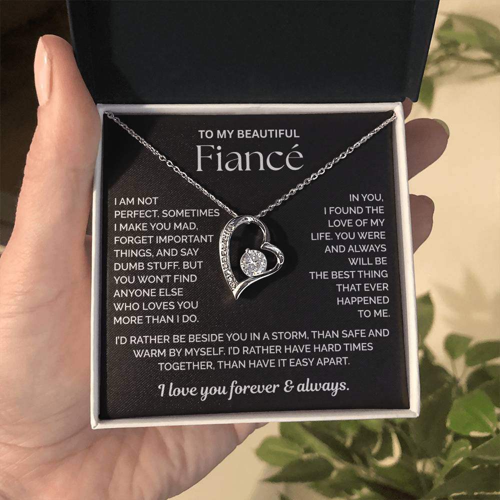 To My Fiance Necklace - Love of My Love