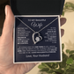 To My Wife Necklace - Perfect Gift for Wife with Special Message