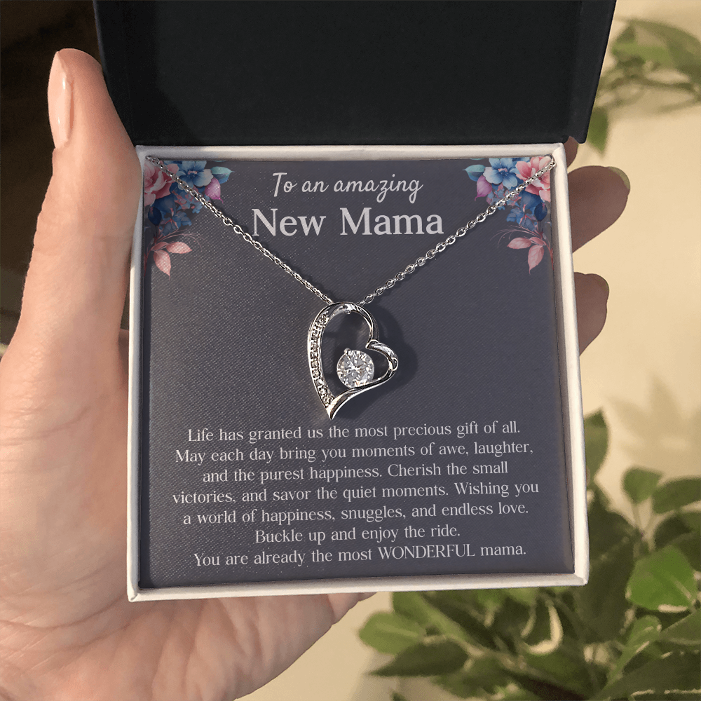 To an Amazing New Mama - Forever Love Necklace