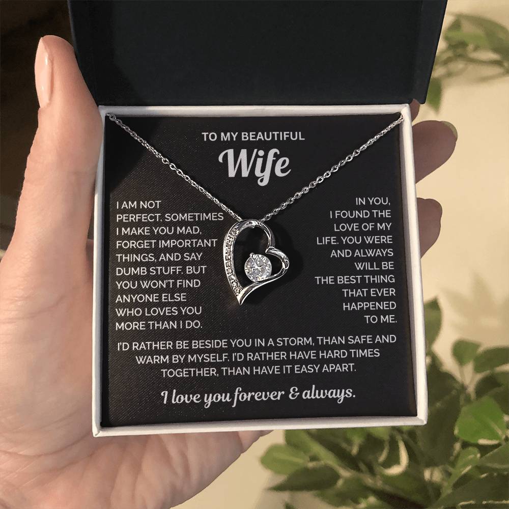 To My Wife Necklace - Love of My Love