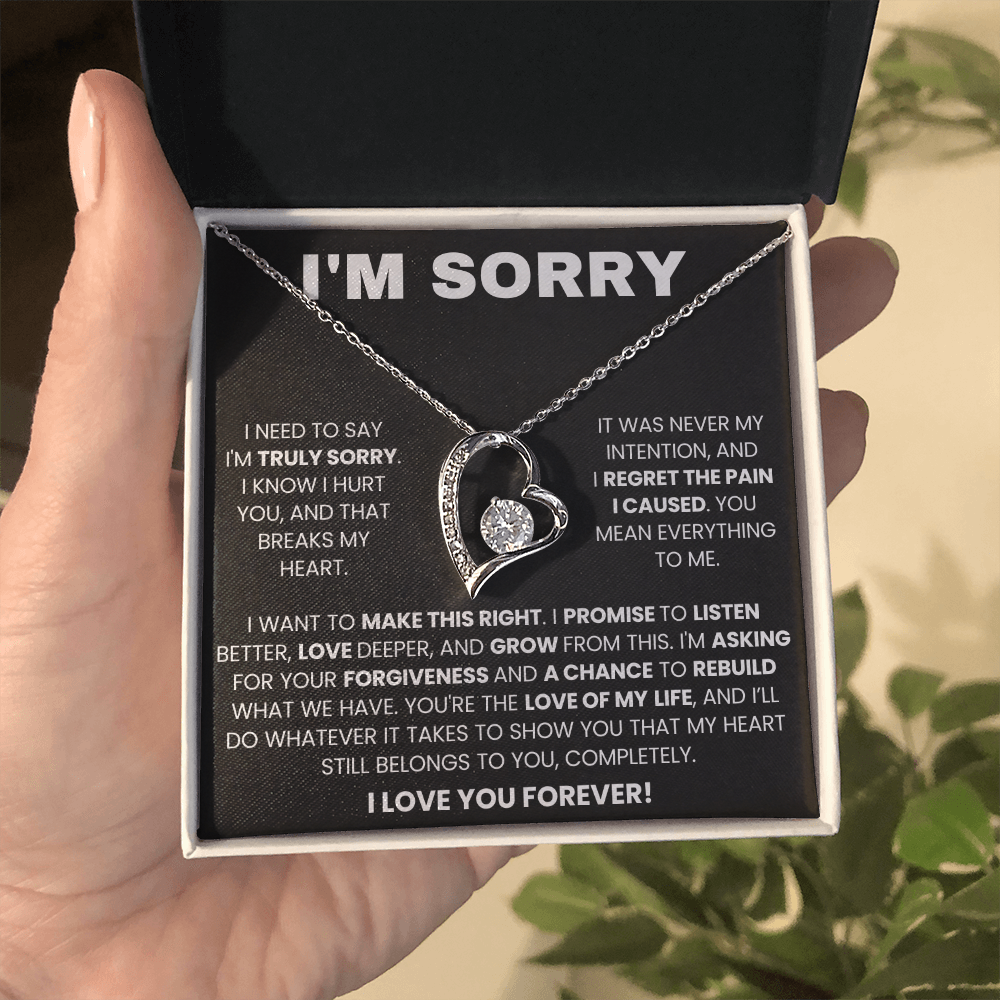 Apology Gift For Her - I am Truly Sorry