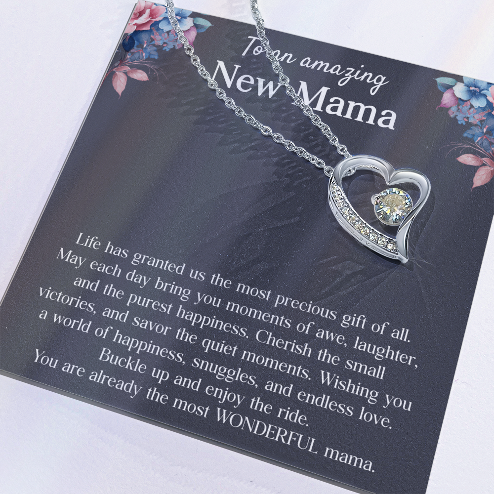 To an Amazing New Mama - Forever Love Necklace