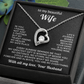 To My Beautiful Wife Necklace – Forever Love Gift from Husband