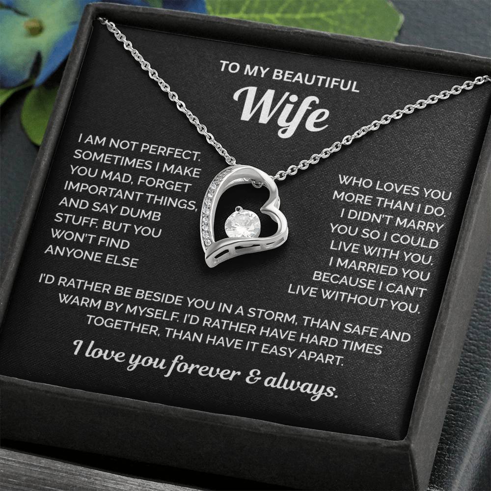 To My Beautiful Wife Necklace