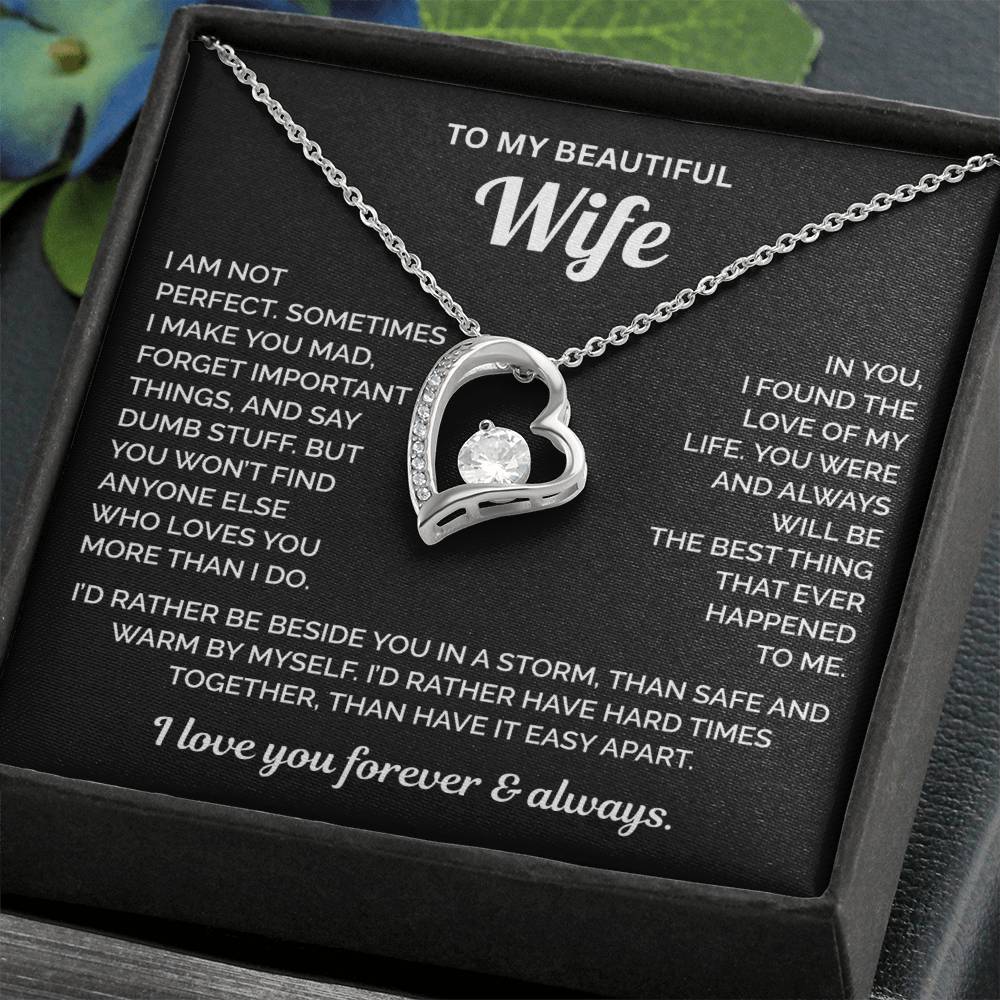 To My Wife Necklace - Love of My Love