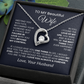 To My Wife Necklace - Perfect Gift for Wife with Special Message