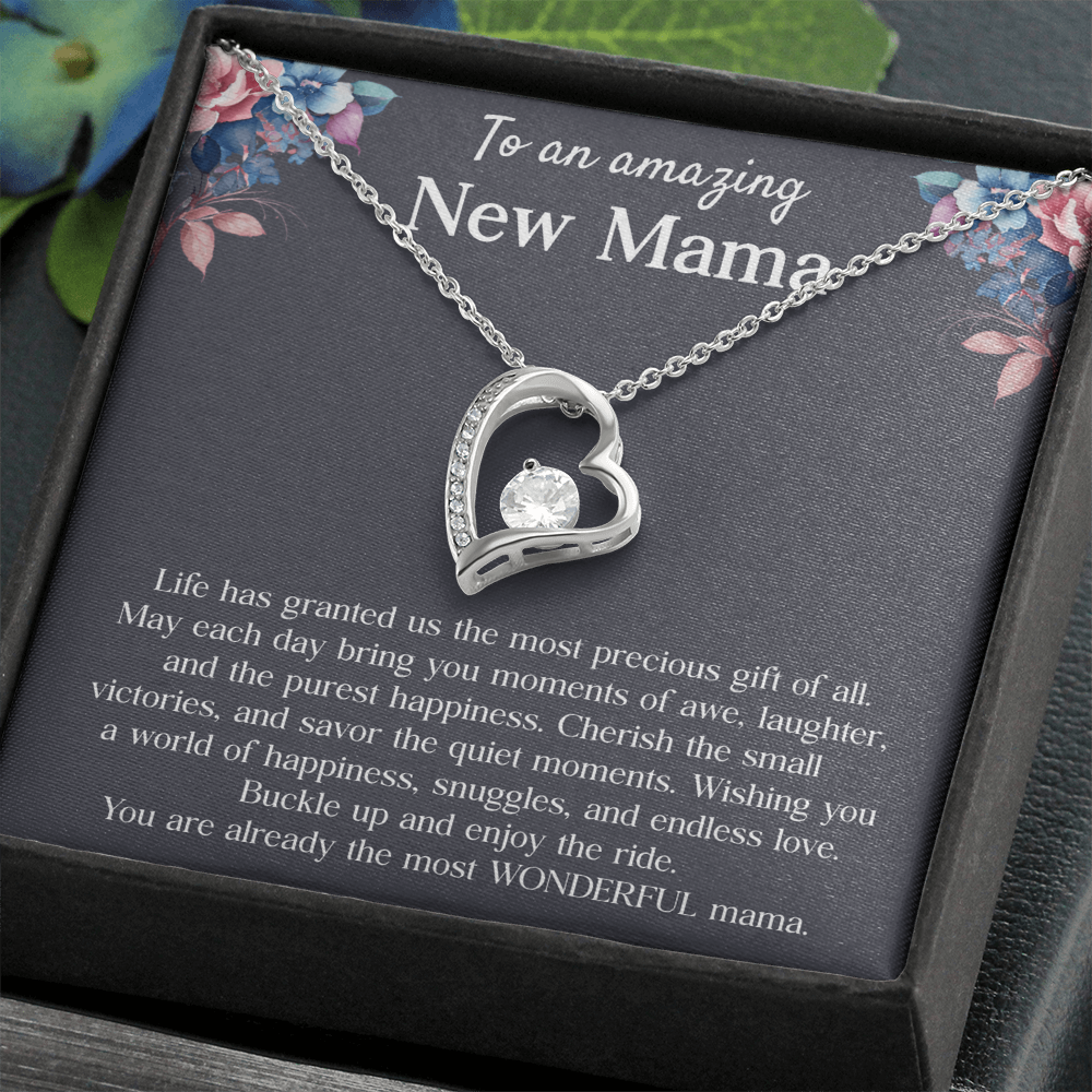 To an Amazing New Mama - Forever Love Necklace