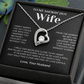 To My Smokin' Hot Wife - Forever Love Necklace