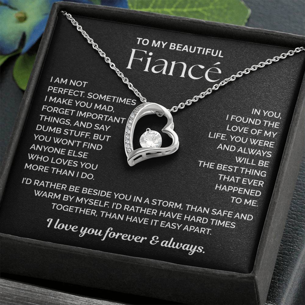 To My Fiance Necklace - Love of My Love