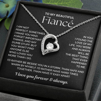To My Fiance Necklace - Love of My Love