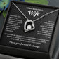 To My Wife Necklace - Meeting You Was Fate