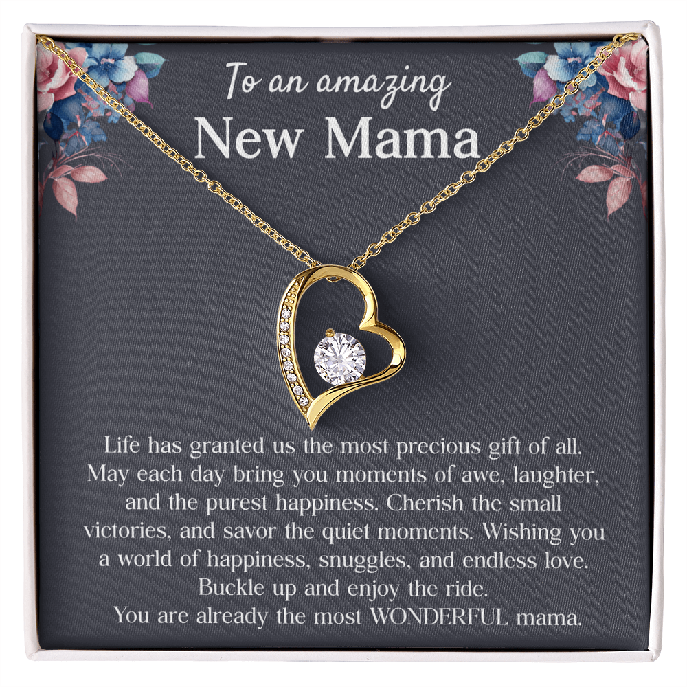 To an Amazing New Mama - Forever Love Necklace