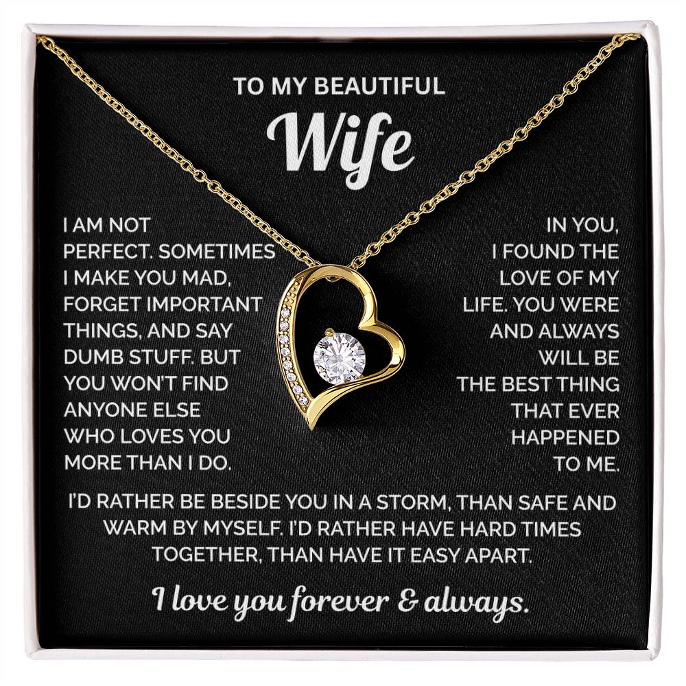 To My Wife Necklace - Love of My Love