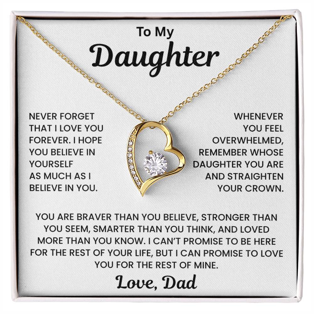 Daughter Gift Necklace From Dad