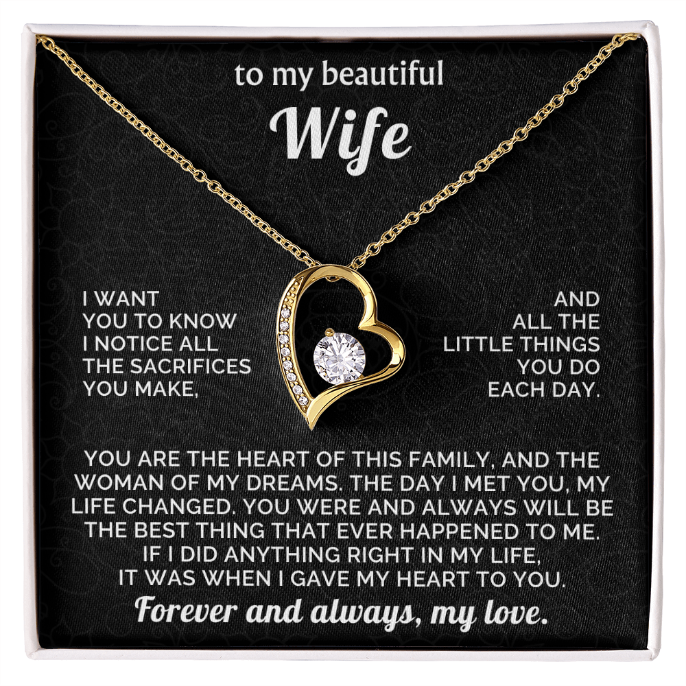 Heartfelt Forever Love Gift from Husband to Wife