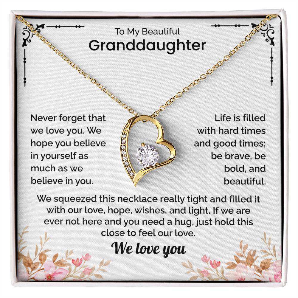 Granddaughter Gift from Grandma and Grandpa