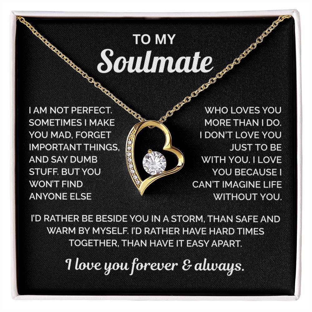 To My Soulmate Necklace - You Are My Everything