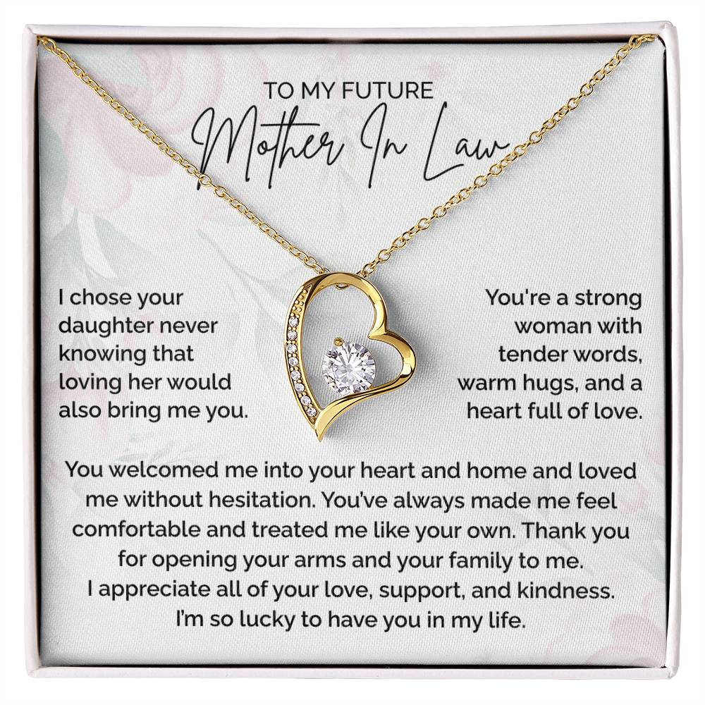 Future Mother in Law Gift - Forever Love Necklace