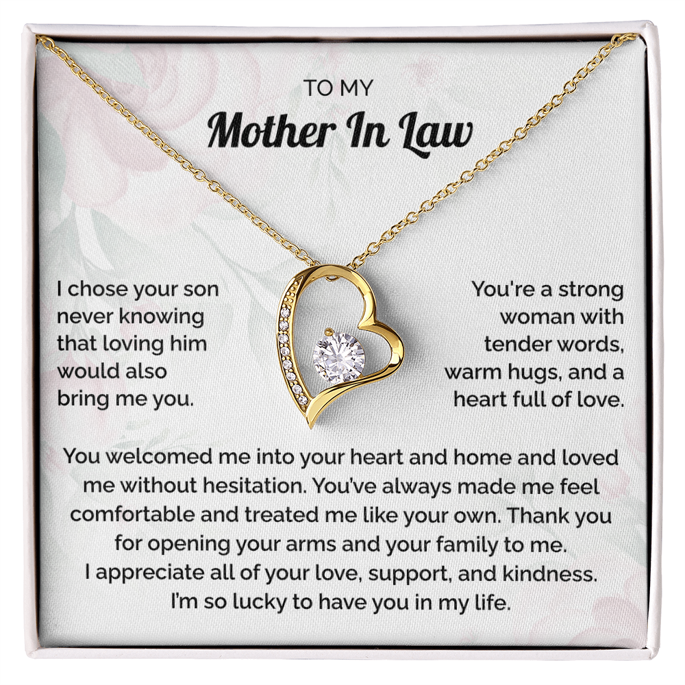 Mother in Law Gift - Lucky to have you in my love
