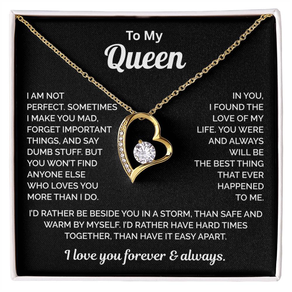 To My Queen Necklace - Love of My Love