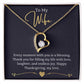 Perfect Thanksgiving Gift to Wife - Forever Love Necklace