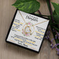 To My Lovely Daughter, Perfect Gift From Mom to Daughter - Forever Love Necklace