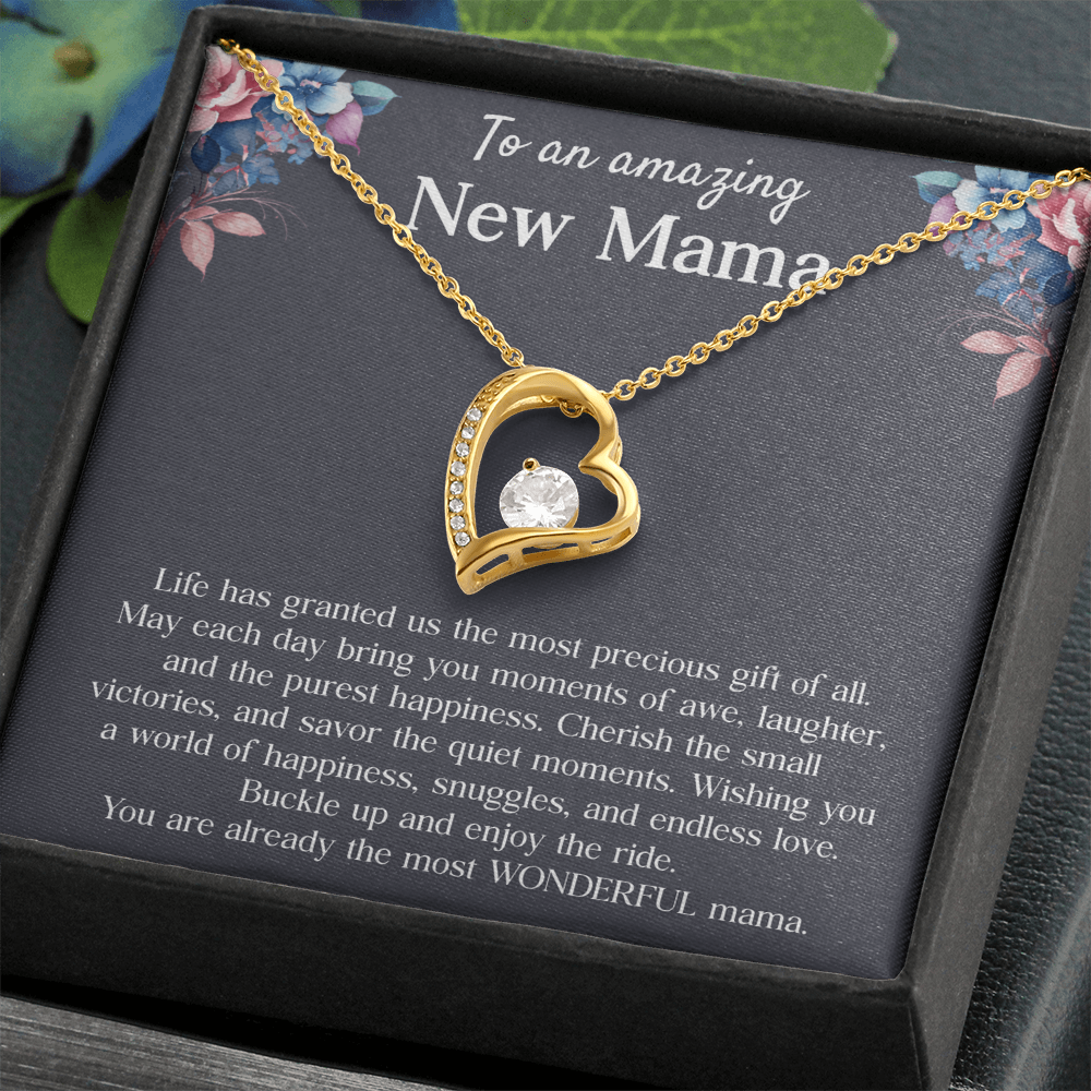 To an Amazing New Mama - Forever Love Necklace